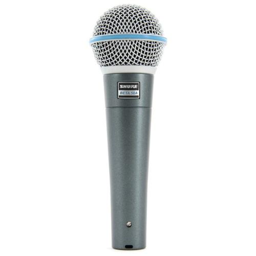 SHURE-BETA-58A Dynamic Vocal Mic لاقط صوت من شور بيتا تقنية أمريكية مناسب للصوت البشري نقاوة عالية