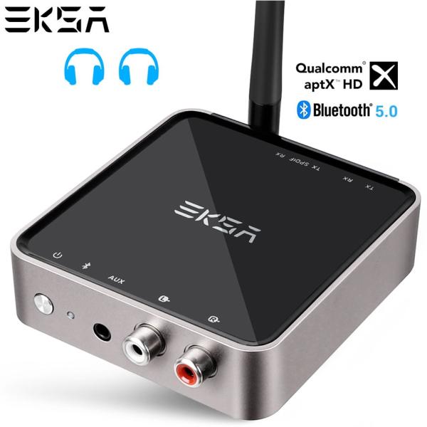 EKSA Bluetooth 5.0 Audio Transmitter Receiver 600mAh جهاز إيكسا لارسال او استقبال بلوتوث ممكن استخدامة مع جميع الأجهزة التي تحتوي على بلوتوث وعرض الصوت لمسافة تصل إلى 50متر
