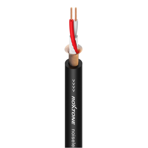 ROXTONE MC002L microphone cable Balanced سلك لاقط بالمتر من روكس تون جودة عالية مناسب لجميع الأستخدامات لنقل اشارة الصوت 