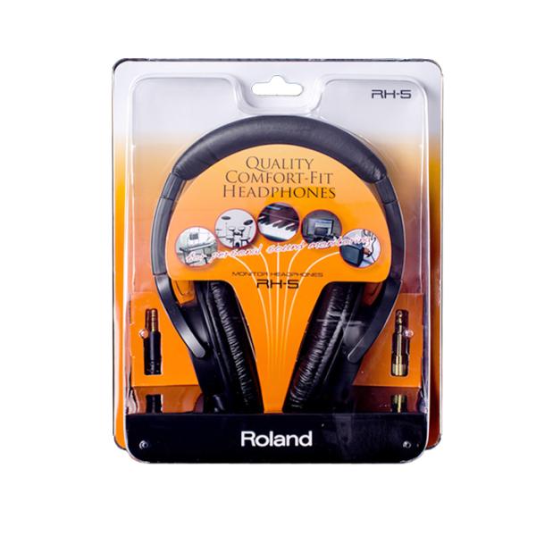 Roland RH-5 Headphones  سماعة رأس هيدفون من رولند جودة عالية مناسبة اللاستخدام الشخصي والإحترافي 