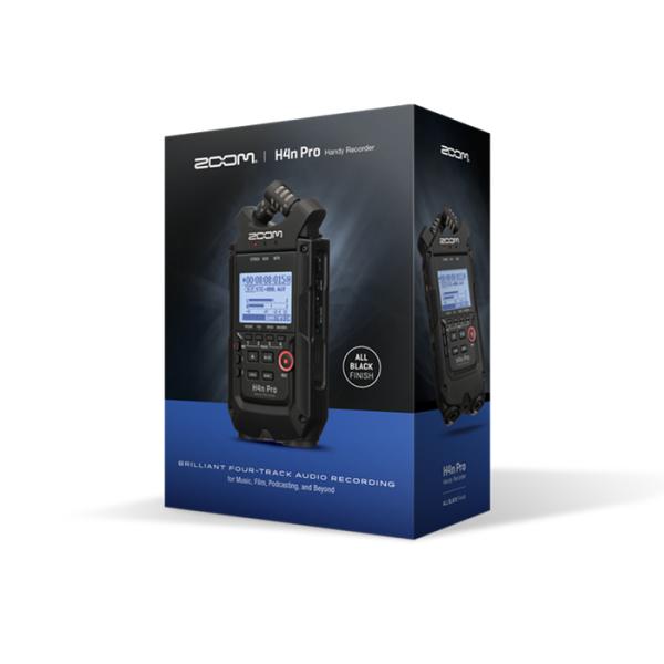 Zoom H4N PRO black Handy Recorder جهاز تسجيل زوم H4N PRO مناسب لتسجيل الدروس والمحاضرات متوفر باللون الأسود 