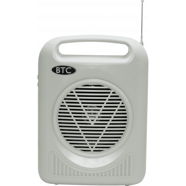 BTC BT-744 WIRELESS LOUDSPEAKER  سماعة متنقلة من بي تي سي مع لاقط علاق لاسلكي ويو اس بي واوكس مناسبة للتعليم والمدارس والإستخدام المنزلي 