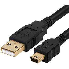 DLC SH-U195 MINI USB DATA CABLE سلك توصيل دي ال سي يو اس بي داتا كيبل مناسب لتوصيل بعض الأجهزة الصوتية والسماعات الصغيرة 