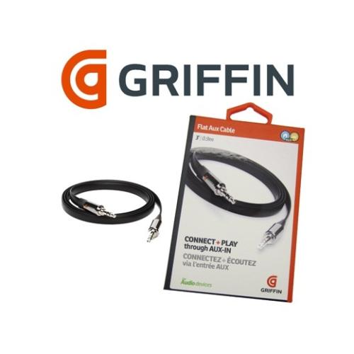 GRIFFIN FLAT AUX CABLE سلك توصيل اوكس جريفاين 1متر جودة عالية