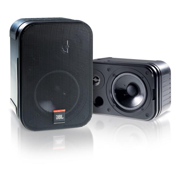 JBL Control® 1 Pro Two-Way Professional Compact Loudspeaker System سماعة من جي بي ال كنترول 1برو بقوة 150وات تقنية امريكية جودة عالية لون اسود مناسبة للمساجد والمدارس والمحلات التجارية وغيرها