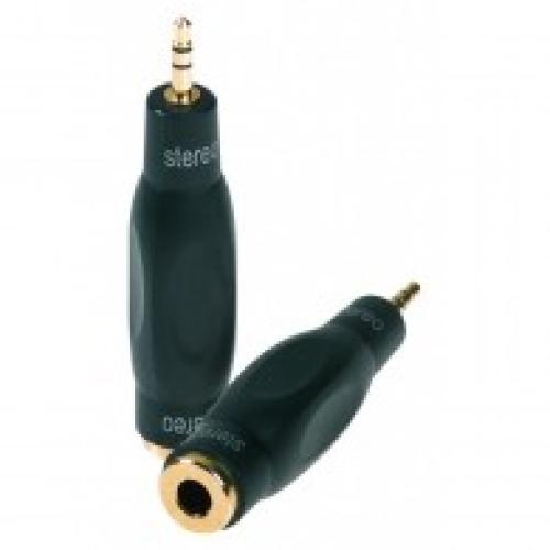 PROOEL DHPA120 3,3 mm stereo plug TO 6,3 mm stereo socket برويل جك تحويل من 3.3 ذكر ستيريو إلى 6.3 انثى ستيريو